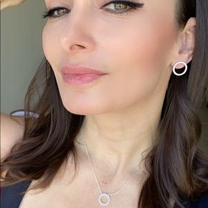 ✨LEO MAZZOTTI jewelry set earring, necklace silver